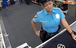 Cop concerning unselfish breast got screwed in a catch backroom