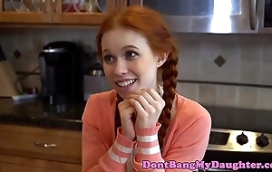 Pigtailed redhead legal age teenager team-fucked roughly