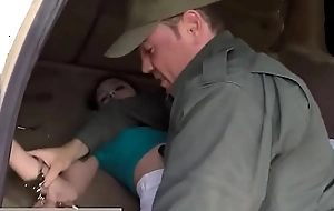 Police woman gagged Border-hopping Latin chick mega-bitch Taylor got