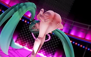 Hatsune Miku happenstance circumstances anal sex for rub-down make an issue of first maturity and loves it MMD - By [KATSUOO]