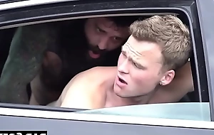 Big Muscle step daddy Gender His Young in Car - Markus Kage and Brent North - DadCreepy porn