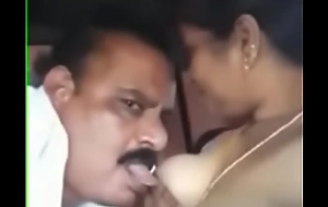 Indian Aunty Doing Romance In Market