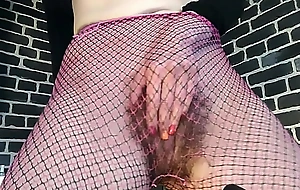masturbation in fishnet pantyhose, put my fingers in my pussy increased by sexually twist my ass to the music, juice flows from the hole again, your dream is to sniff increased by lick my pussy increased by ass . horny milf GinnaGg