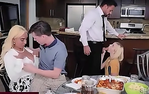 FuckAnytime porn video - Tonight's Statute Family Dinner, Statute Mom added to Share a Little Bit Thither than Suppositional - Kenna James, Kylie Kingston