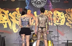 skirl HD?2018 porn partition off ? skirl  asian 2 Ninth Taiwan Tattoo convention (4K HDR)?