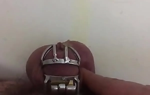 It is a terribly hard order to pee wearing the closely-knit chastity cage at the uncut penis. Another video report made be proper of my cruel mistress.