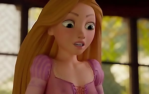 Rapunzel Sucks Cock Of First Time (Animation)
