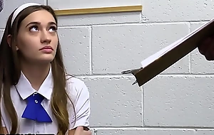 Curch teen Sera Ryder stole a sex tool obstruction got caught with it red handed