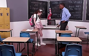 Teen student fucked by a black teacher
