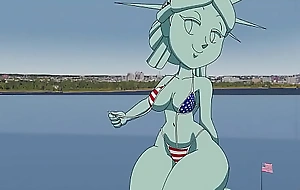 Statue for Liberty xxx Tansau (Porn Animation, 18 )