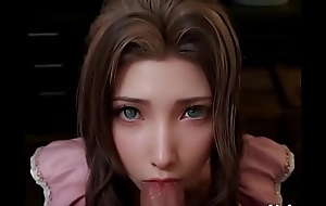 Final Fantasy 7 Aerith Deepthoreat Oral-sex Uncensored Hentai AI Generated