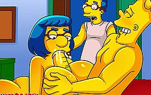 Barty fucking his friend's mommy - The Simptoons Simpsons porn