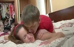 Russian brother punishes sister thither anal