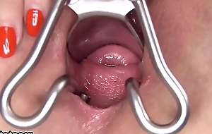 Slutty czech kitten stretches her narrow vagina to a difficulty extreme
