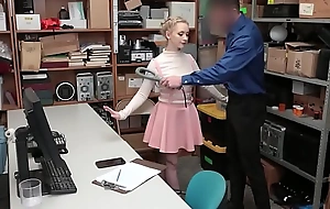 Sexy shoplifter fucked by pissed officer