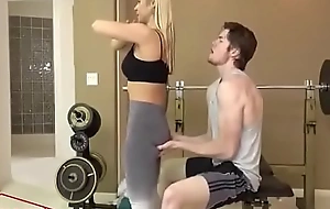 Fitness Trainer MILF Fucks Client Unasked for