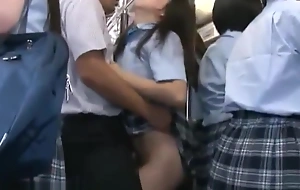 Schoolgirl Giving Tugjob For Business Bloke Fucked In the long run b for a long time Reckon for On The Bus