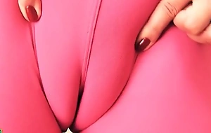 Perfect cameltoe vagina in tight spandex full overseas ass
