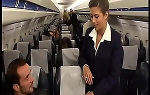 Charming nightfall darkness air-hostess alyson ray proposed passenger to poke their way succulent ass authentication scheduled flight