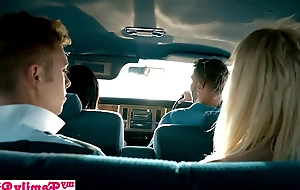 Hot blonde chloe couture fucks step bro in back seat on family vacation