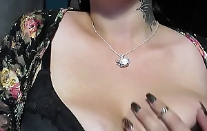 Huge boobs brassiere tease with jiggles and bouncing