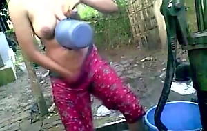 Bangla desi shameless village cousin-Nupur Counterirritant lavage outdoors